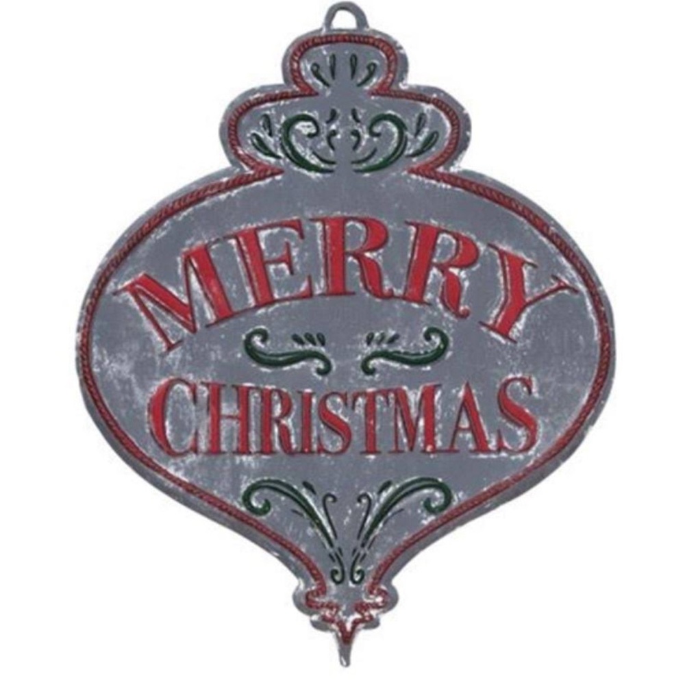 Merry Christmas Vintage Bulb Sign